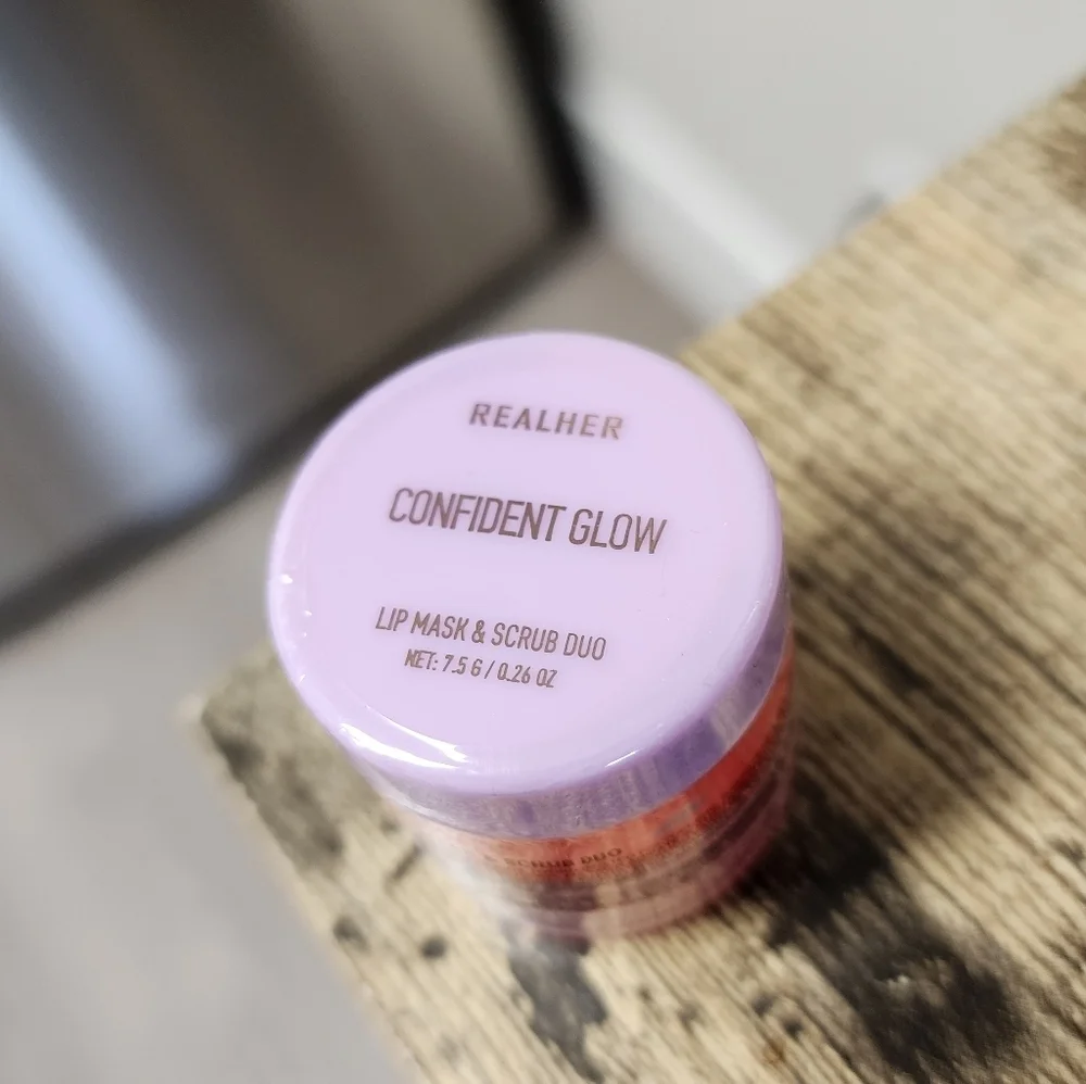 Realher Lip Mask And Scrub Duo Confident Glow New Hydrating Soft